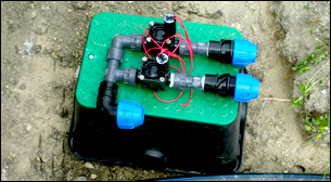 Ako osadiť šachtu závlahy