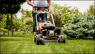 Údržba trávnika